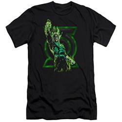 Green Lantern - Mens Fully Charged Premium Slim Fit T-Shirt