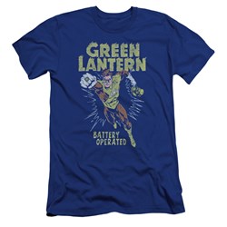 Green Lantern - Mens Fully Charged Premium Slim Fit T-Shirt