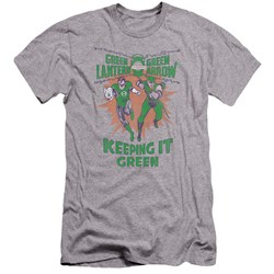 Green Lantern - Mens Keeping It Green Premium Slim Fit T-Shirt