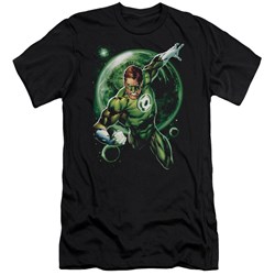 Green Lantern - Mens Galaxy Glow Premium Slim Fit T-Shirt