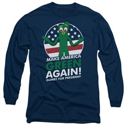 Gumby - Mens For President Long Sleeve T-Shirt