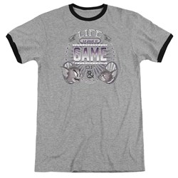 Tom And Jerry - Mens Life Is A Game Ringer T-Shirt