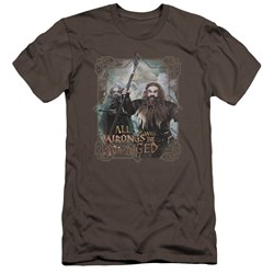 The Hobbit - Mens Wrongs Avenged Premium Slim Fit T-Shirt