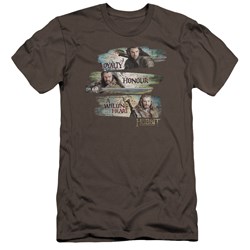 The Hobbit - Mens Loyalty And Honour Premium Slim Fit T-Shirt