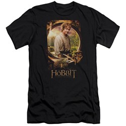 The Hobbit - Mens Bilbo Poster Premium Slim Fit T-Shirt