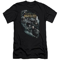 The Hobbit - Mens Company Of Dwarves Premium Slim Fit T-Shirt