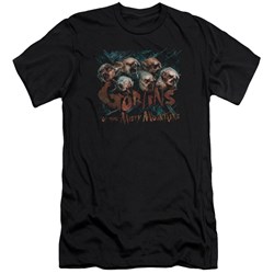 The Hobbit - Mens Misty Goblins Premium Slim Fit T-Shirt