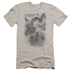 The Hobbit - Mens Hobbit Sketches Premium Slim Fit T-Shirt