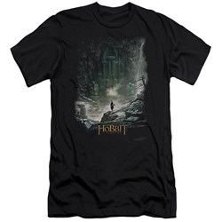 Hobbit - Mens At Smaugs Door Premium Slim Fit T-Shirt