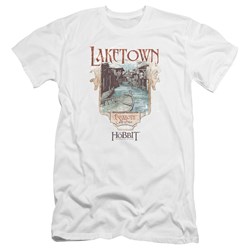 Hobbitlaketown - Mens Premium Slim Fit T-Shirt