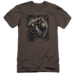 Hobbit - Mens Weapons Drawn Premium Slim Fit T-Shirt