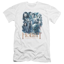 Hobbit - Mens Main Characters Premium Slim Fit T-Shirt