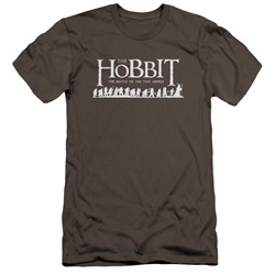 Hobbit - Mens Walking Logo Premium Slim Fit T-Shirt