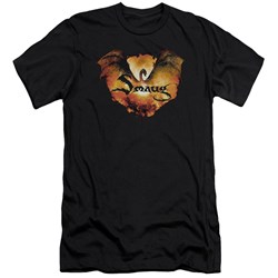 Hobbit - Mens Reign In Flame Premium Slim Fit T-Shirt