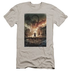 The Hobbit - Mens Smaug Poster Premium Slim Fit T-Shirt