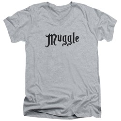 Harry Potter - Mens Muggle V-Neck T-Shirt
