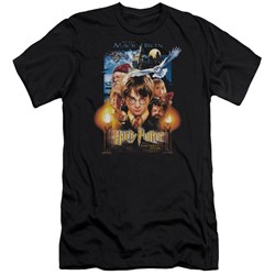 Harry Potter - Mens Movie Poster Premium Slim Fit T-Shirt