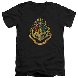Harry Potter - Mens Hogwarts Crest V-Neck T-Shirt