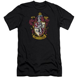 Harry Potter - Mens Gryffindor Crest Premium Slim Fit T-Shirt