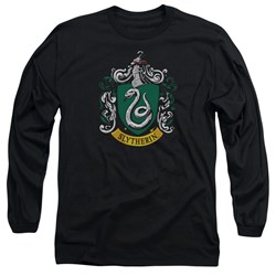 Harry Potter - Mens Slytherin Crest Long Sleeve T-Shirt