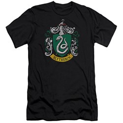 Harry Potter - Mens Slytherin Crest Premium Slim Fit T-Shirt