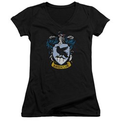 Harry Potter - Juniors Ravenclaw Crest V-Neck T-Shirt
