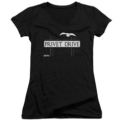 Harry Potter - Juniors Privet Drive V-Neck T-Shirt