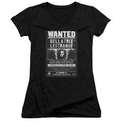 Harry Potter - Juniors Wanted Bellatrix V-Neck T-Shirt