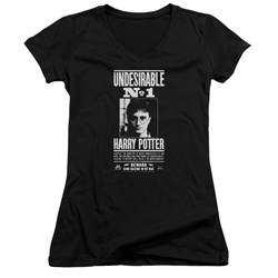 Harry Potter - Juniors Undesirable No 1 V-Neck T-Shirt