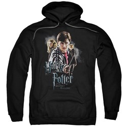 Harry Potter - Mens Deathly Hollows Cast Pullover Hoodie