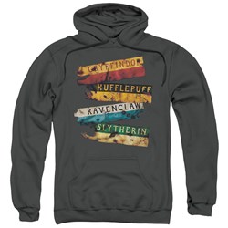 Harry Potter - Mens Burnt Banners Pullover Hoodie