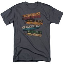 Harry Potter - Mens Burnt Banners T-Shirt