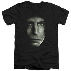 Harry Potter - Mens Snape Head V-Neck T-Shirt
