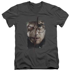 Harry Potter - Mens It All Ends Here V-Neck T-Shirt