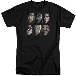 Harry Potter - Mens Horizontal Heads Tall T-Shirt