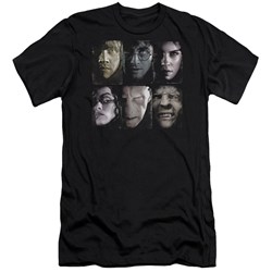 Harry Potter - Mens Horizontal Heads Premium Slim Fit T-Shirt