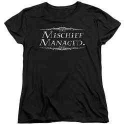 Harry Potter - Womens Mischief Managed T-Shirt
