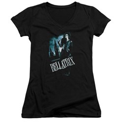 Harry Potter - Juniors Bellatrix Full Body V-Neck T-Shirt