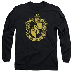Harry Potter - Mens Hufflepuff Crest Long Sleeve T-Shirt