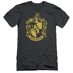 Harry Potter - Mens Hufflepuff Crest Premium Slim Fit T-Shirt