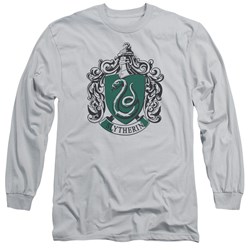 Harry Potter - Mens Slytherine Crest Long Sleeve T-Shirt