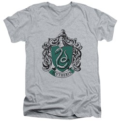 Harry Potter - Mens Slytherin Crest V-Neck T-Shirt