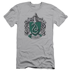 Harry Potter - Mens Slytherine Crest Premium Slim Fit T-Shirt