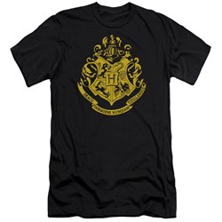 Harry Potter - Mens Hogwarts Crest Slim Fit T-Shirt