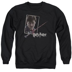 Harry Potter - Mens Harrys Wand Portrait Sweater