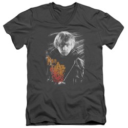 Harry Potter - Mens Ron Portrait V-Neck T-Shirt