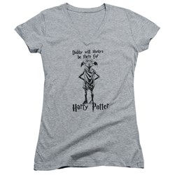 Harry Potter - Juniors Always Be There V-Neck T-Shirt