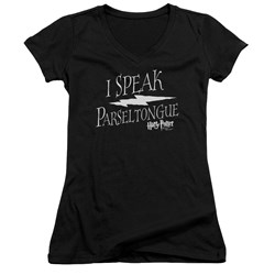 Harry Potter - Juniors I Speak Parseltongue V-Neck T-Shirt