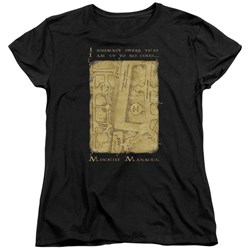 Harry Potter - Womens Marauders Map Interior Words T-Shirt