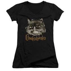 Harry Potter - Juniors Crookshanks V-Neck T-Shirt